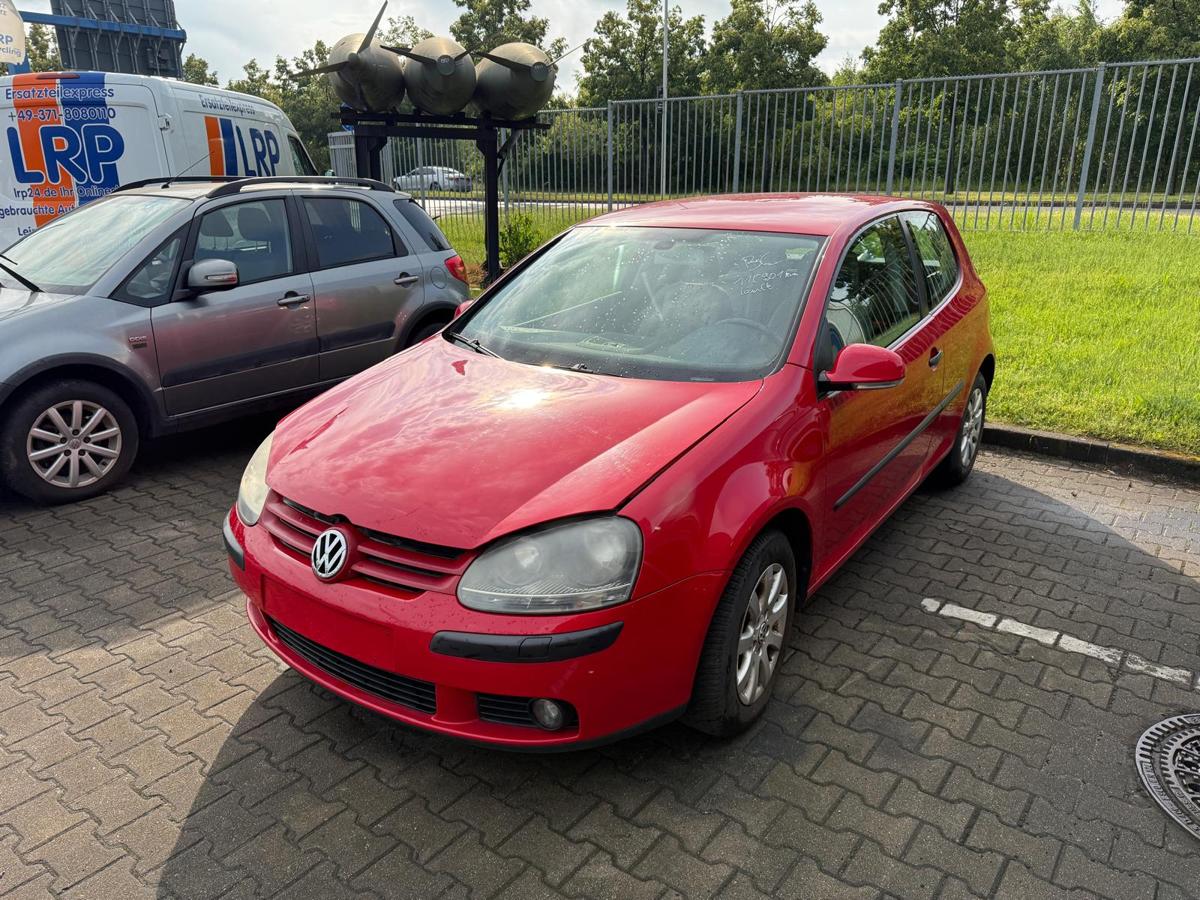 VW Golf V original Kotflügel links LY3D Tornadorot Fließheck BJ04